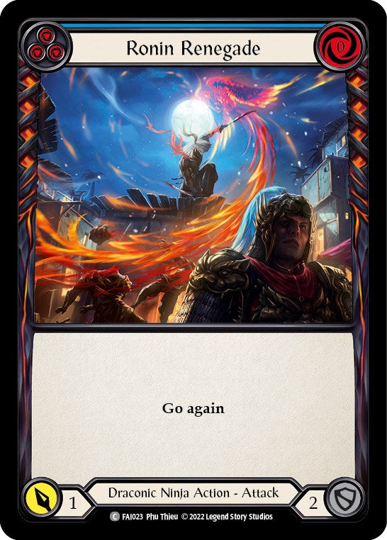 Ronin Renegade (Blue) [FAI023] (Uprising Fai Blitz Deck) | Devastation Store