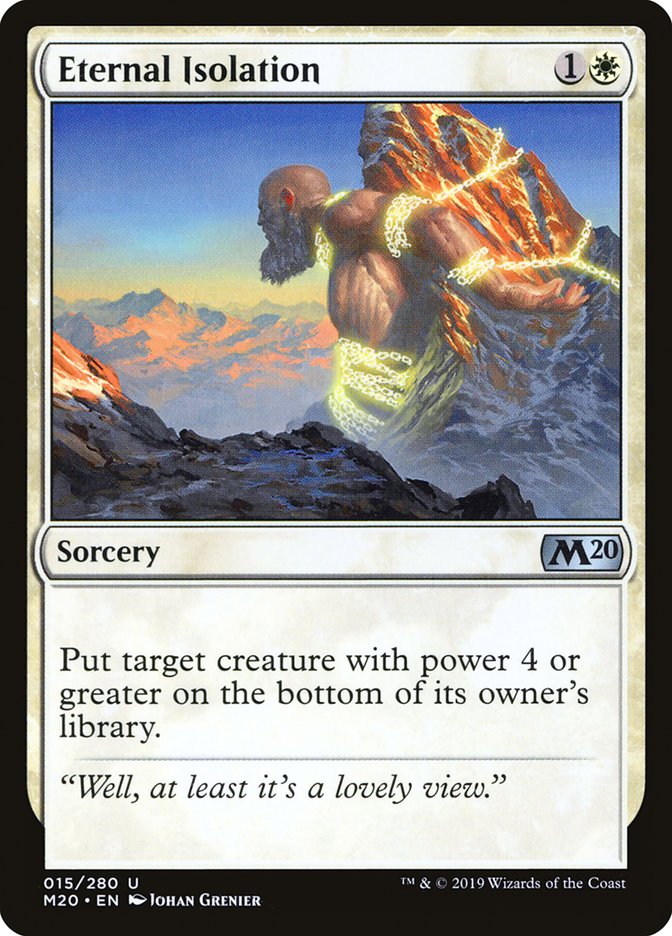 Eternal Isolation [Core Set 2020] | Devastation Store