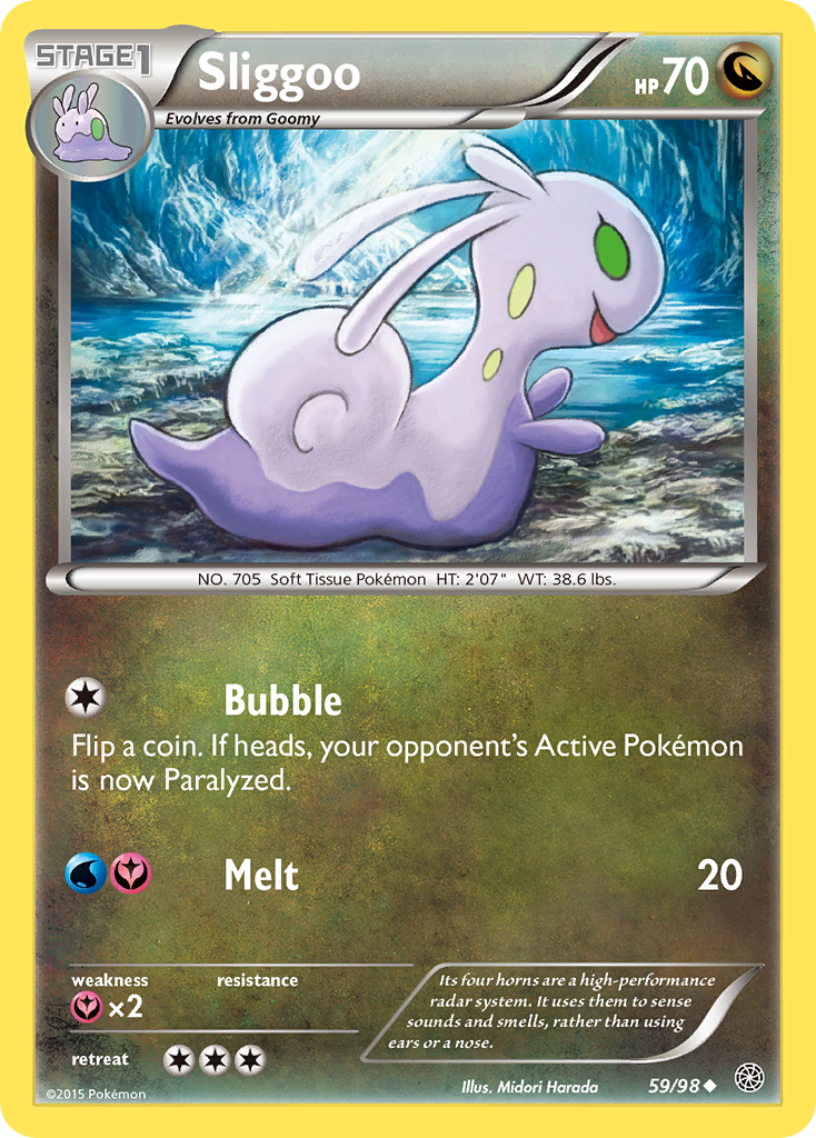 Sliggoo (59/98) [XY: Ancient Origins] | Devastation Store