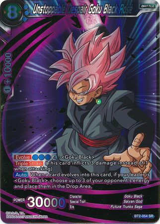 Unstoppable Despair Goku Black Rose [BT2-054] | Devastation Store