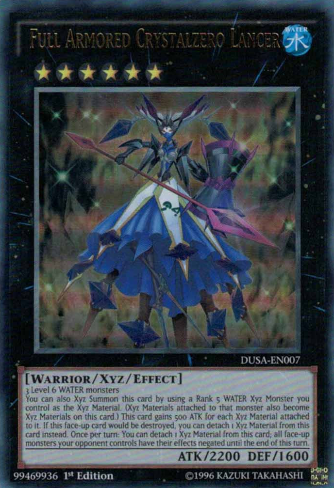 Full Armored Crystalzero Lancer [DUSA-EN007] Ultra Rare | Devastation Store
