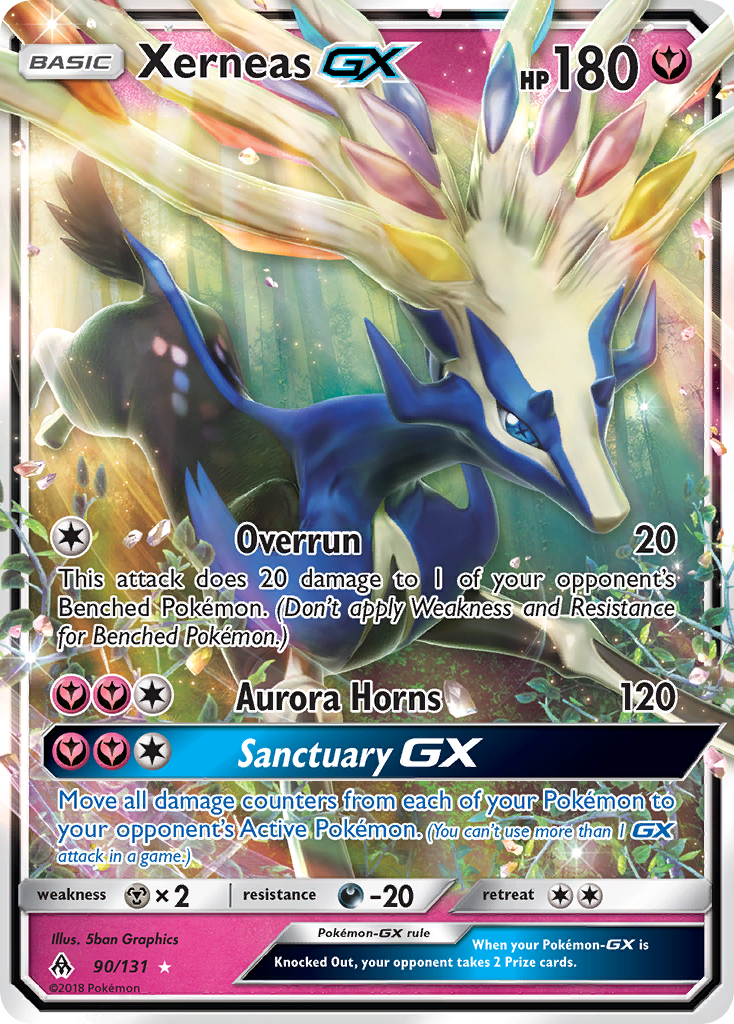Xerneas GX (90/131) [Sun & Moon: Forbidden Light] | Devastation Store