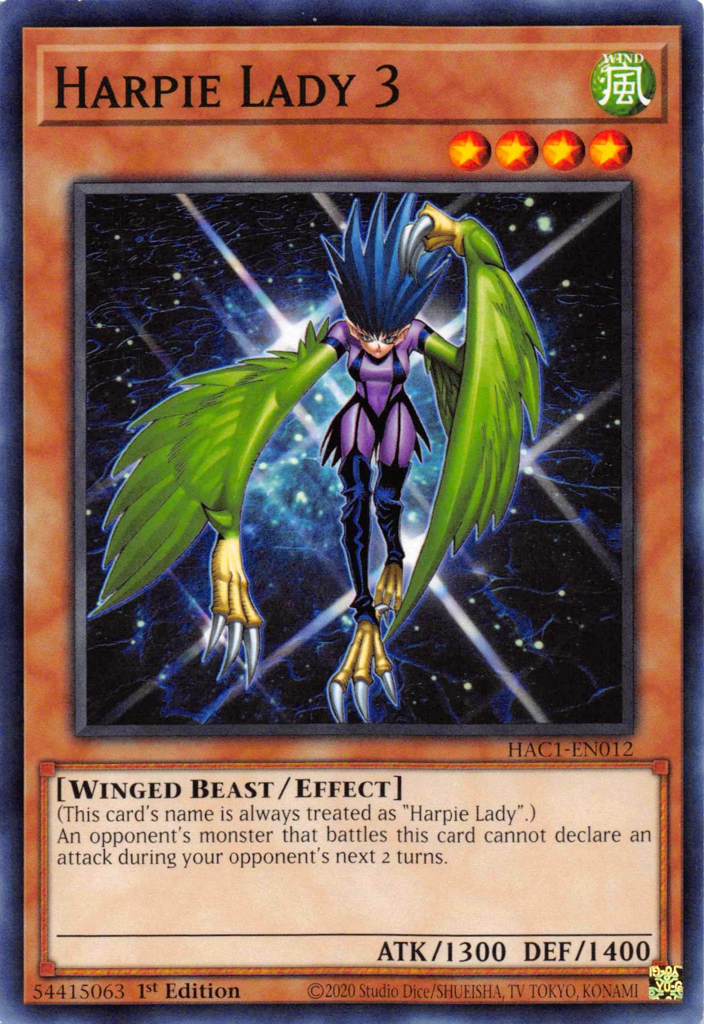 Harpie Lady 3 [HAC1-EN012] Common | Devastation Store
