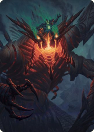 Mishra, Lost to Phyrexia Art Card [The Brothers' War Art Series] | Devastation Store