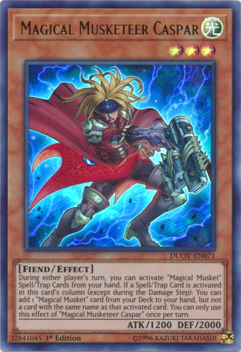 Magical Musketeer Caspar [DUOV-EN071] Ultra Rare | Devastation Store