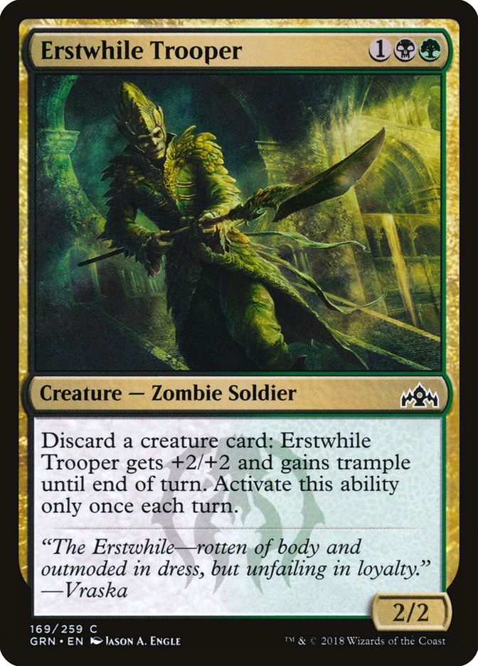 Erstwhile Trooper [Guilds of Ravnica] - Devastation Store | Devastation Store