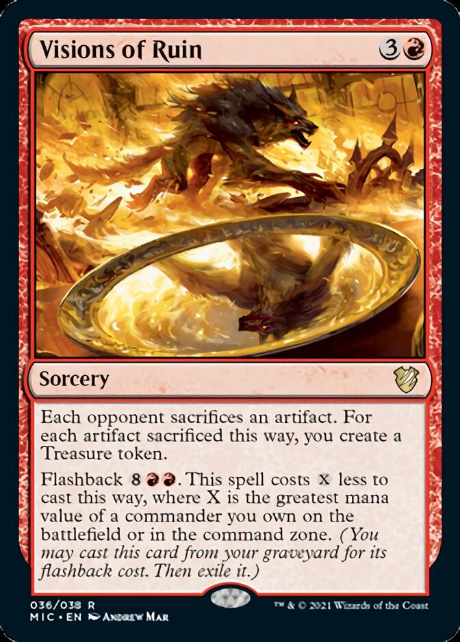 Visions of Ruin [Innistrad: Midnight Hunt Commander] | Devastation Store