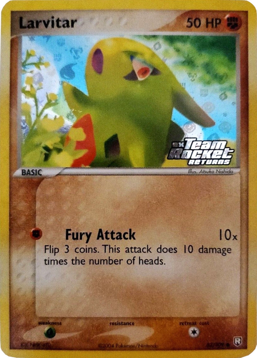 Larvitar (62/109) (Stamped) [EX: Team Rocket Returns] | Devastation Store