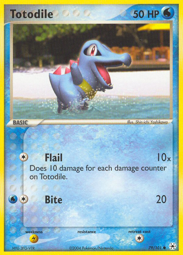 Totodile (79/101) [EX: Hidden Legends] | Devastation Store