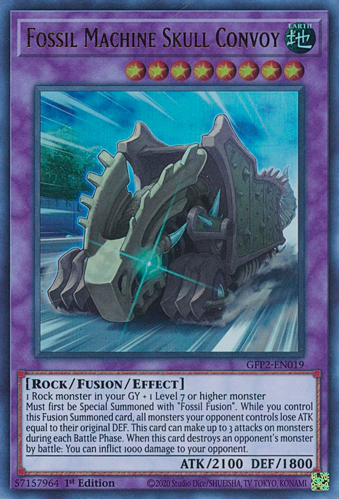 Fossil Machine Skull Convoy [GFP2-EN019] Ultra Rare | Devastation Store