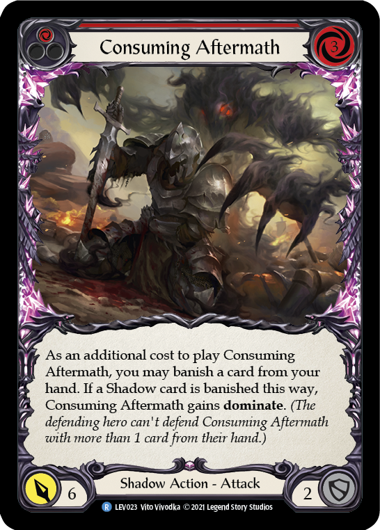 Consuming Aftermath (Red) [LEV023] (Monarch Levia Blitz Deck) | Devastation Store