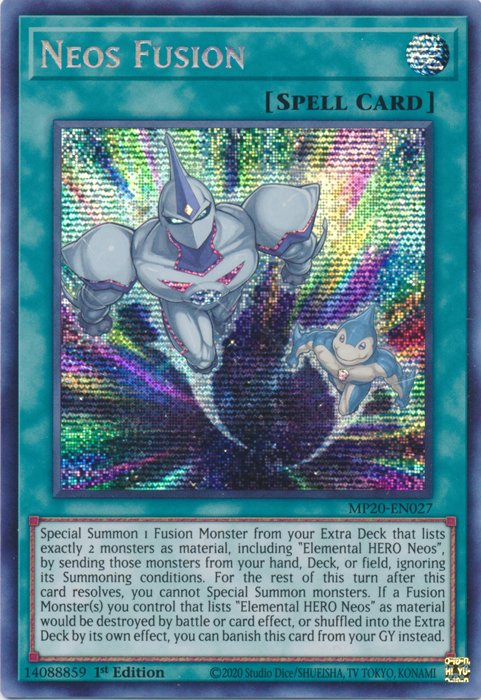 Neos Fusion [MP20-EN027] Prismatic Secret Rare | Devastation Store