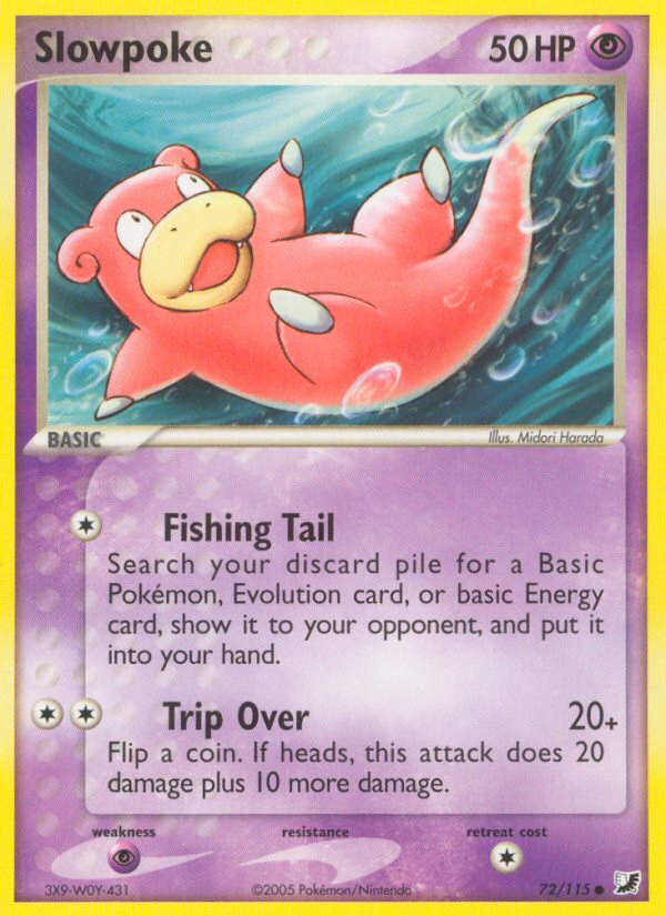 Slowpoke (72/115) [EX: Unseen Forces] | Devastation Store