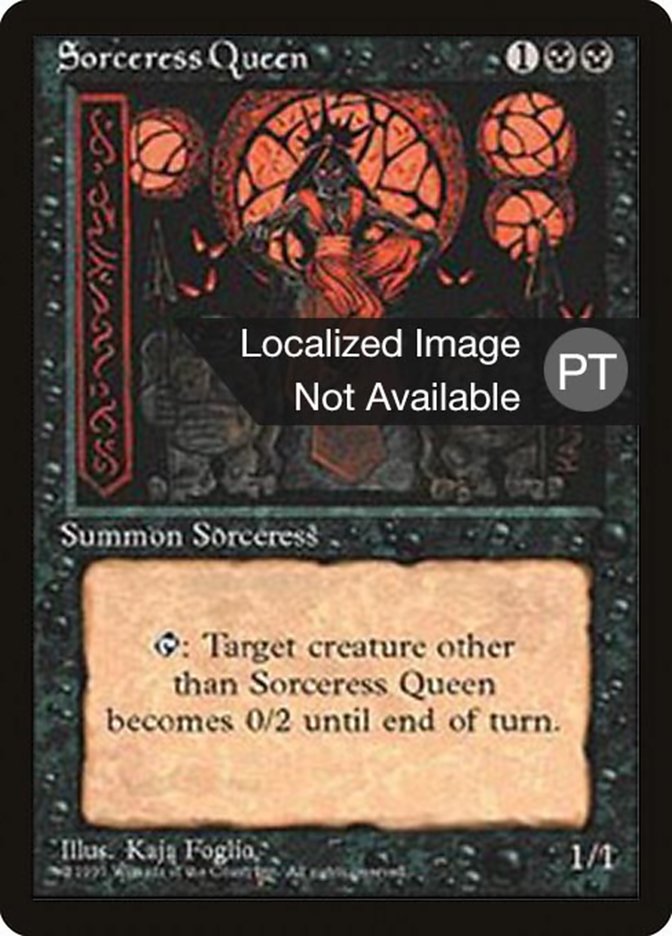Sorceress Queen [Fourth Edition (Foreign Black Border)] | Devastation Store