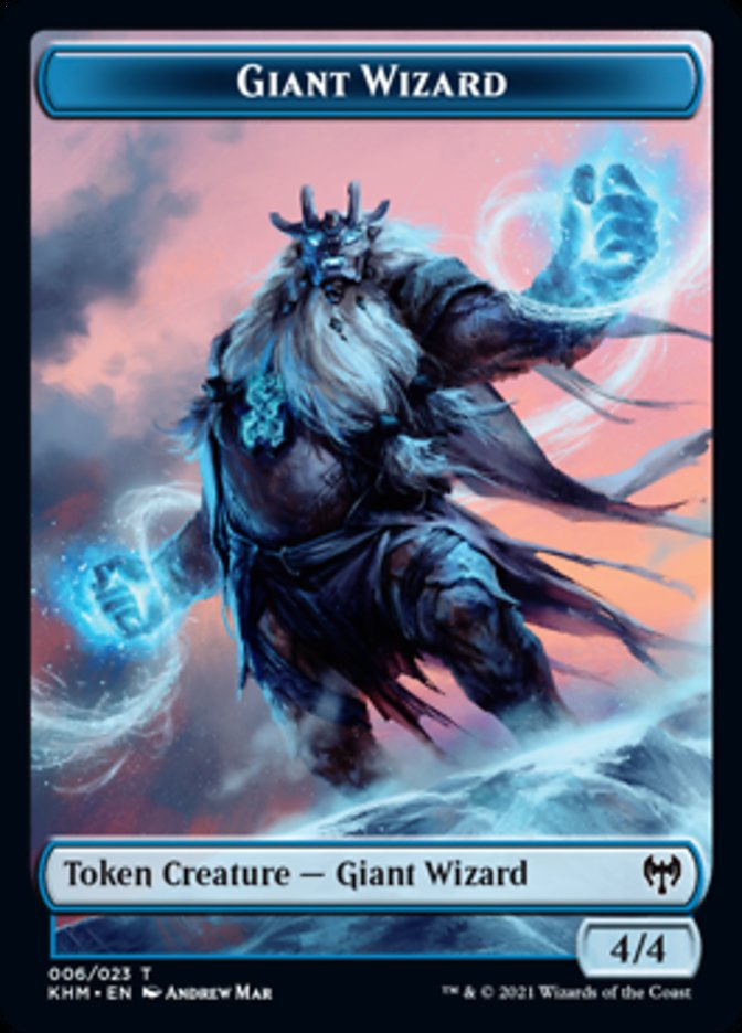 Giant Wizard [Kaldheim Tokens] | Devastation Store