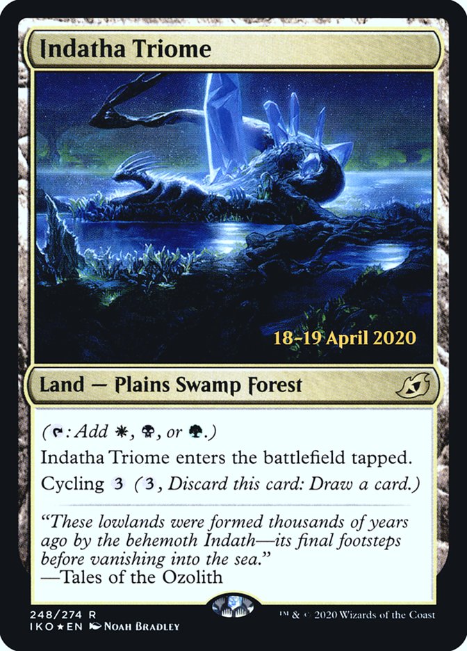 Indatha Triome  [Ikoria: Lair of Behemoths Prerelease Promos] | Devastation Store