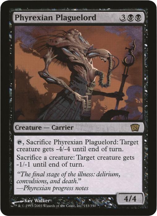 Phyrexian Plaguelord (Oversized) [Eighth Edition Box Topper] | Devastation Store