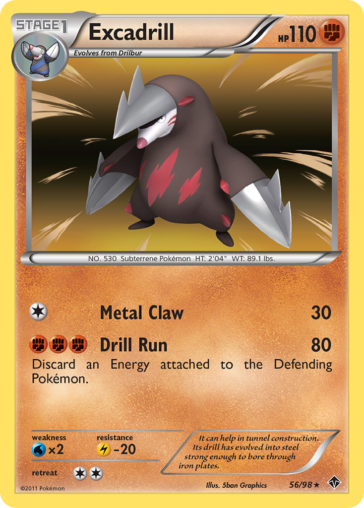 Excadrill (56/98) [Black & White: Emerging Powers] | Devastation Store
