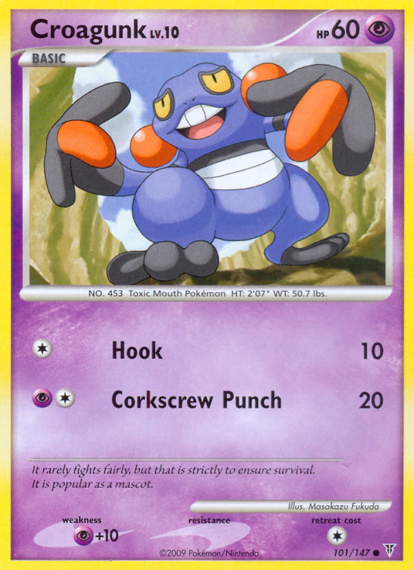 Croagunk (101/147) [Platinum: Supreme Victors] | Devastation Store