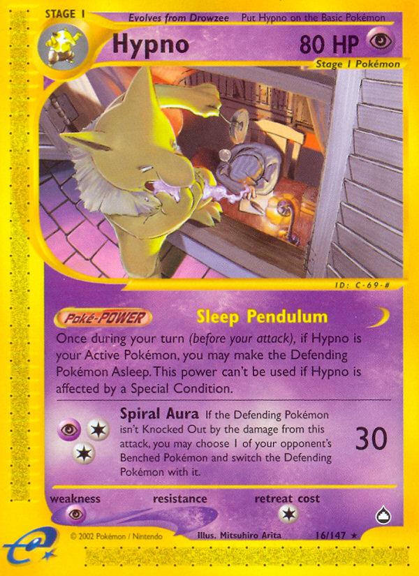 Hypno (16/147) [Aquapolis] | Devastation Store