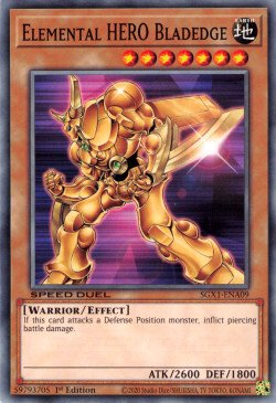 Elemental HERO Bladedge [SGX1-ENA09] Common | Devastation Store