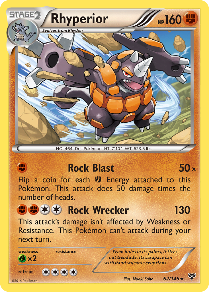 Rhyperior (62/146) [XY: Base Set] | Devastation Store