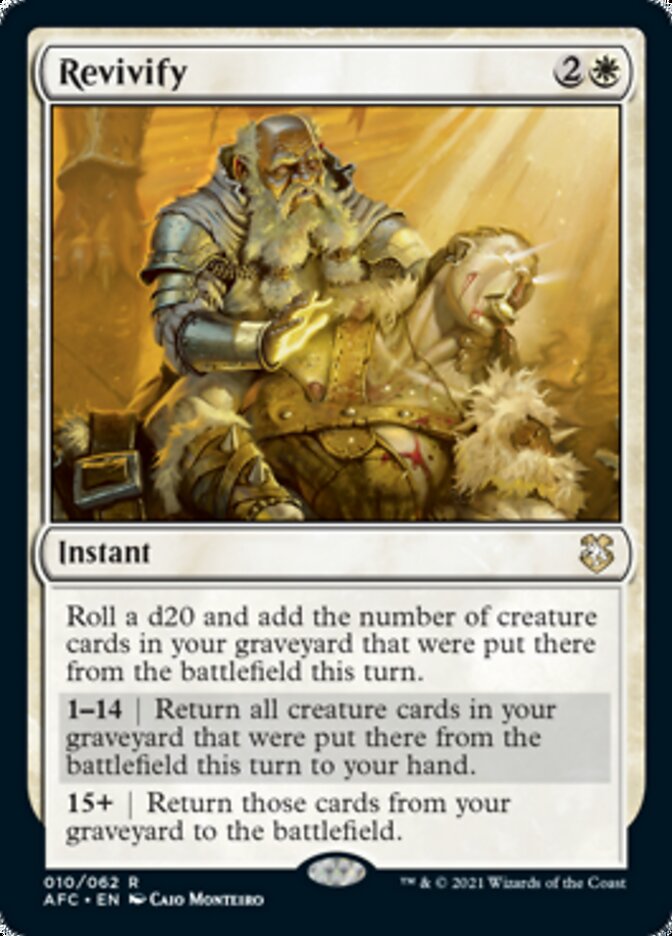 Revivify [Dungeons & Dragons: Adventures in the Forgotten Realms Commander] | Devastation Store