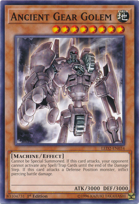 Ancient Gear Golem [LED2-EN034] Common | Devastation Store