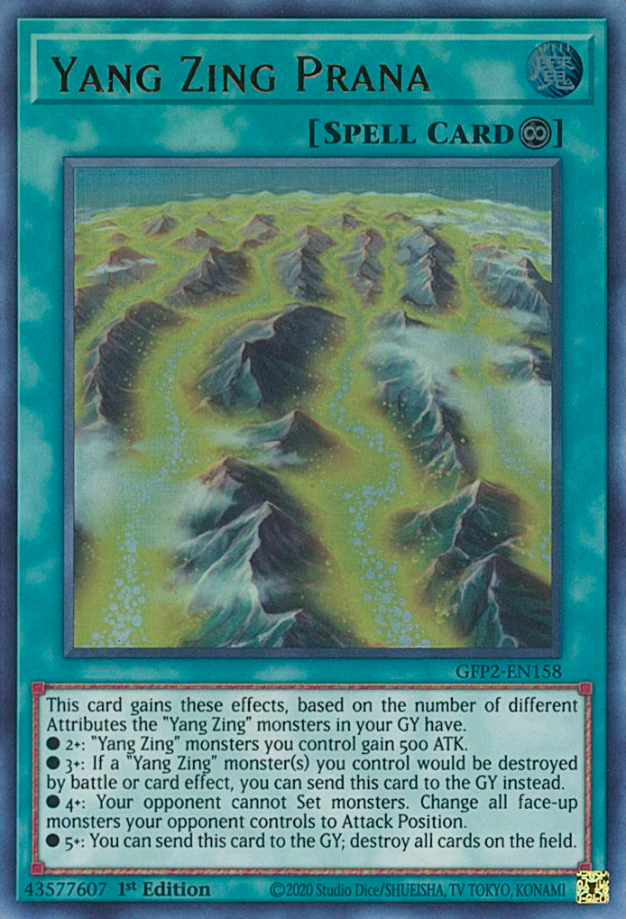 Yang Zing Prana [GFP2-EN158] Ultra Rare | Devastation Store