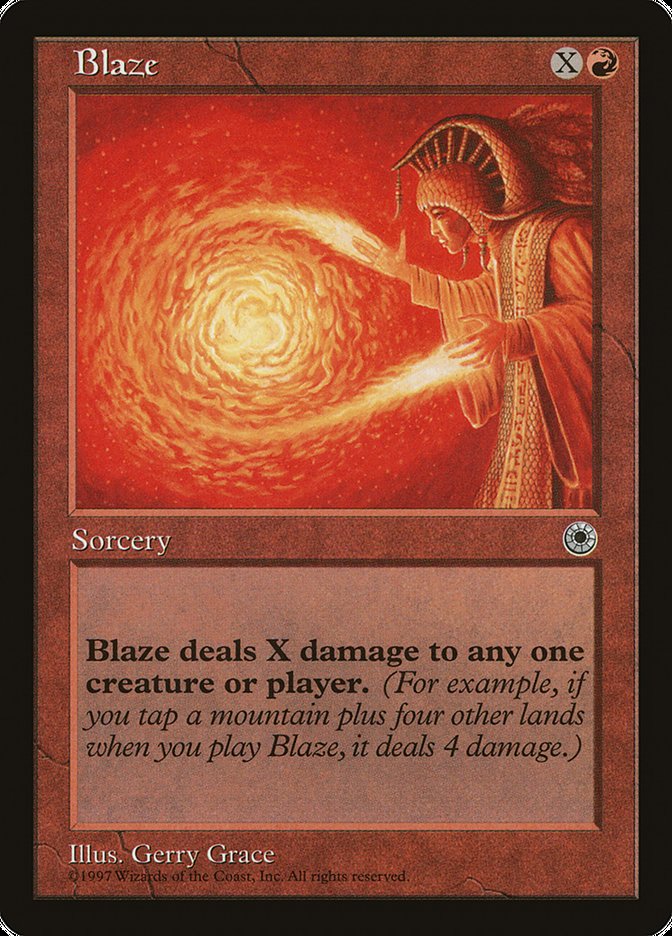 Blaze (No Flavor Text) [Portal] - Devastation Store | Devastation Store