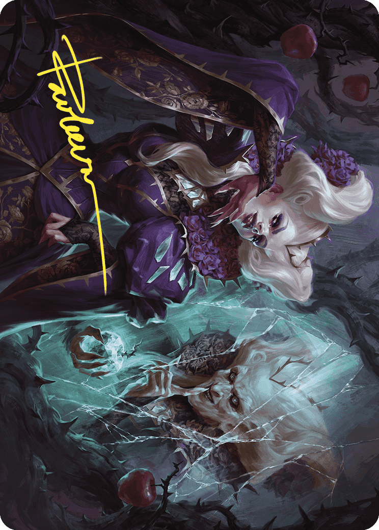 Conceited Witch Art Card (Gold-Stamped Signature) [Wilds of Eldraine Art Series] | Devastation Store