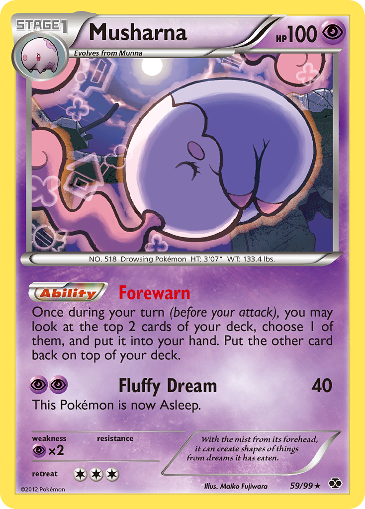 Musharna (59/99) [Black & White: Next Destinies] | Devastation Store