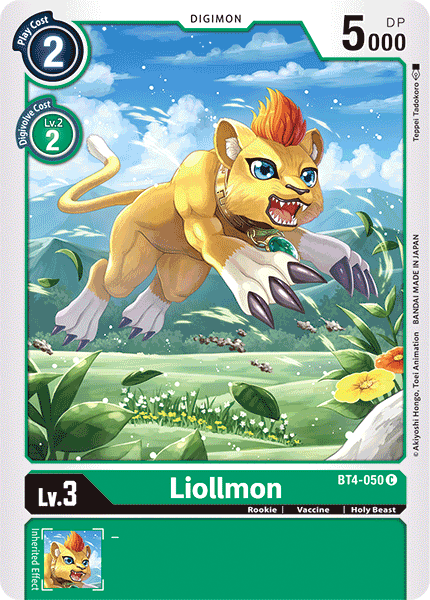 Liollmon [BT4-050] [Great Legend] | Devastation Store