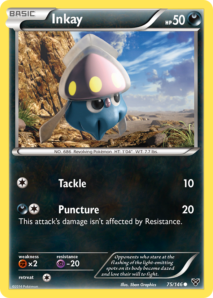 Inkay (75/146) [XY: Base Set] | Devastation Store