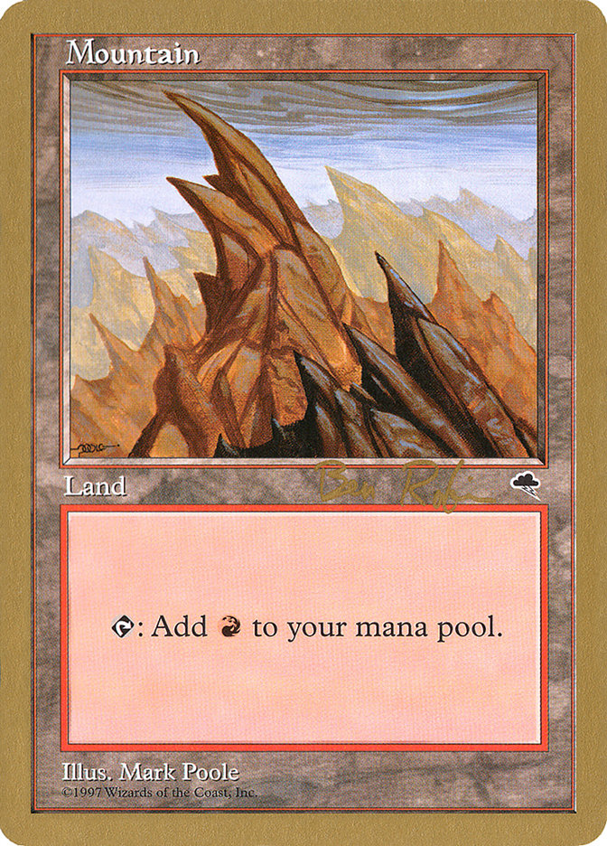 Mountain (br346) (Ben Rubin) [World Championship Decks 1998] | Devastation Store