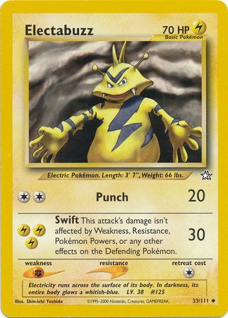 Electabuzz (33/111) [Neo Genesis Unlimited] | Devastation Store
