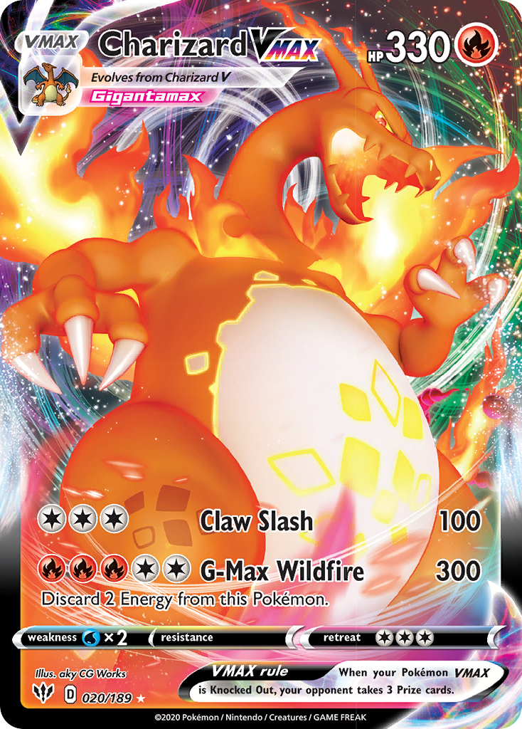 Charizard VMAX (020/189) [Sword & Shield: Darkness Ablaze] | Devastation Store