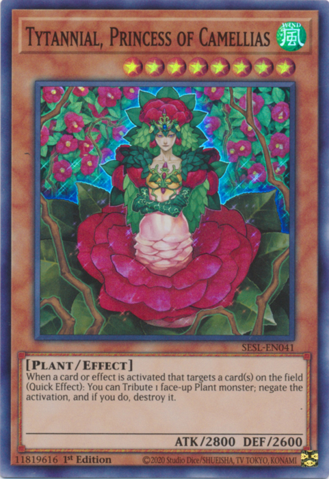 Tytannial, Princess of Camellias [SESL-EN041] Super Rare | Devastation Store