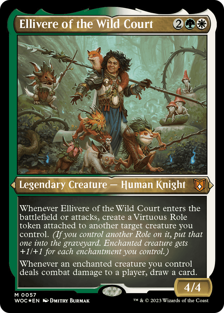 Ellivere of the Wild Court (Display Commander) [Wilds of Eldraine Commander] | Devastation Store