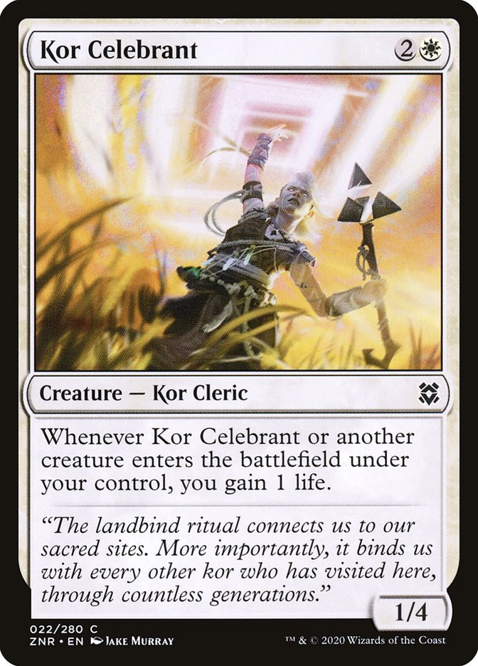 Kor Celebrant [Zendikar Rising] | Devastation Store