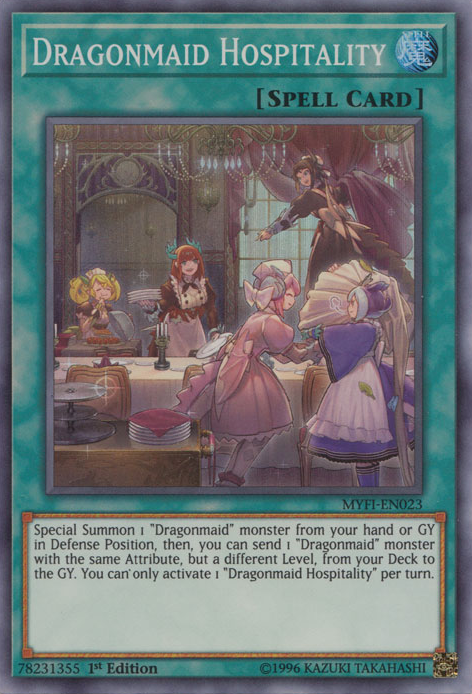 Dragonmaid Hospitality [MYFI-EN023] Super Rare | Devastation Store