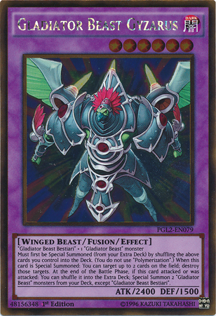 Gladiator Beast Gyzarus [PGL2-EN079] Gold Rare | Devastation Store