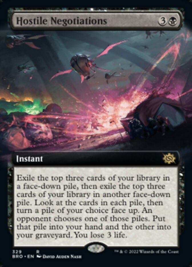 Hostile Negotiations (Extended Art) [The Brothers' War] | Devastation Store