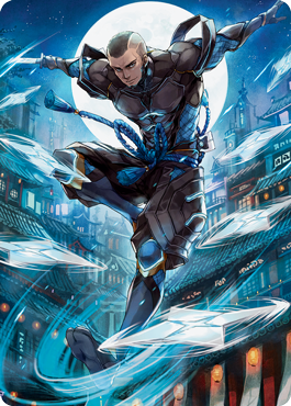 Kaito Shizuki 1 Art Card [Kamigawa: Neon Dynasty Art Series] | Devastation Store