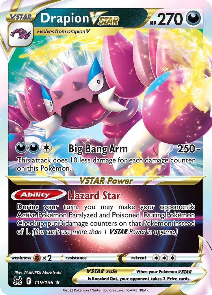 Drapion VSTAR (119/196) [Sword & Shield: Lost Origin] | Devastation Store