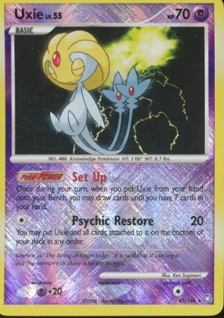 Uxie (43/146) (League Promo) [Diamond & Pearl: Legends Awakened] | Devastation Store