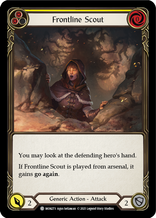 Frontline Scout (Yellow) [MON273] 1st Edition Normal - Devastation Store | Devastation Store