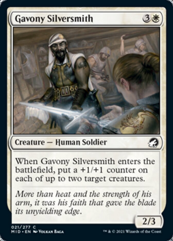 Gavony Silversmith [Innistrad: Midnight Hunt] | Devastation Store