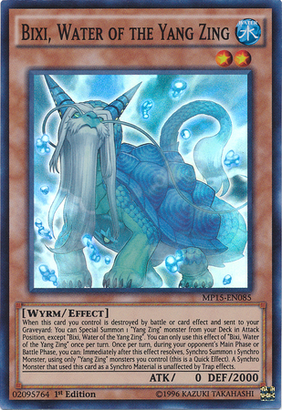 Bixi, Water of the Yang Zing [MP15-EN085] Super Rare | Devastation Store