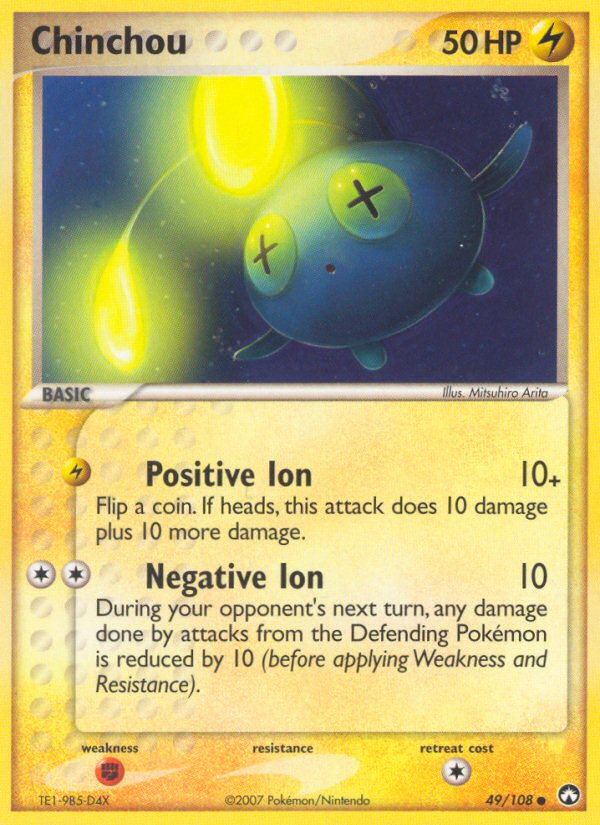 Chinchou (49/108) [EX: Power Keepers] | Devastation Store